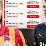Galatasaray-Fenerbahçe maçının biletleri otomobil fiyatına satılıyor!  Onlarca bilet tam 750 bin TL'ye satışta…Galatasaray