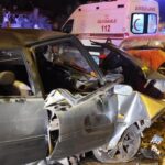 Samsun’da iki otomobilin çarpıştığı feci kaza! 8 kişi yaralandı, 1’inin durumu ağır