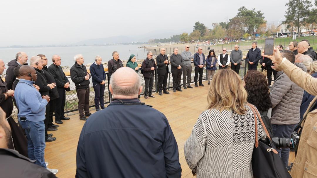 Vatikan heyeti, Papa XIV. Leo'nun ziyareti öncesinde İznik'e geldi.